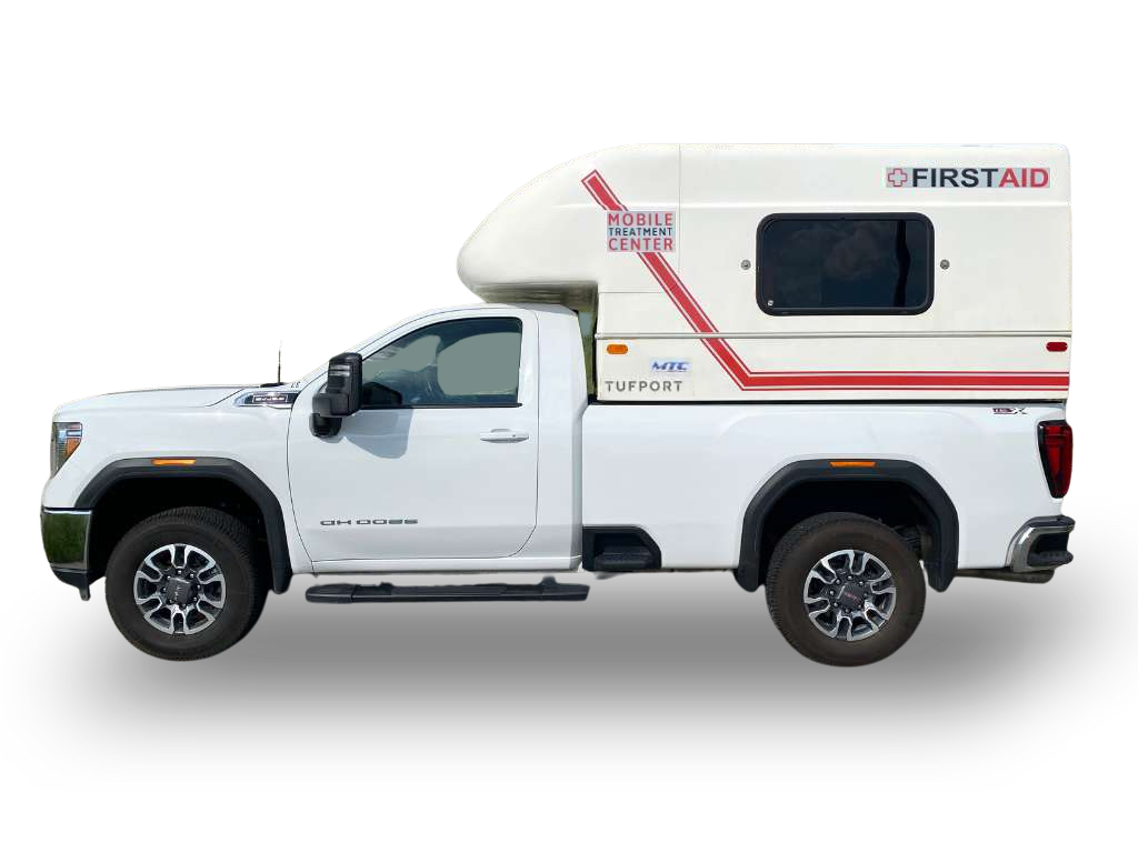Mobile Treatment Center unit — side profile