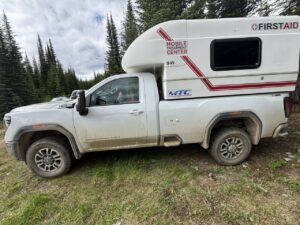 Vital Safety fleet of mobile treatment centers providing industrial first aid services across British Columbia