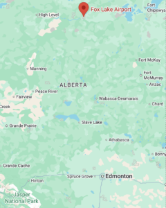 Remote indigenous village of Fox Lake, Alberta